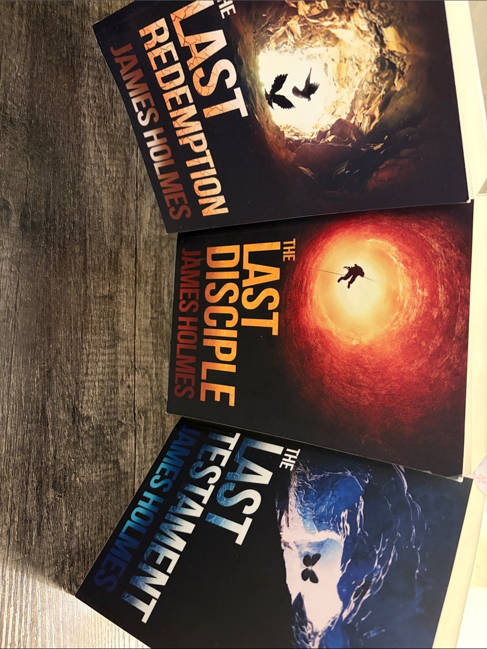 Set of 3 'The Last' Books by James Holmes - used